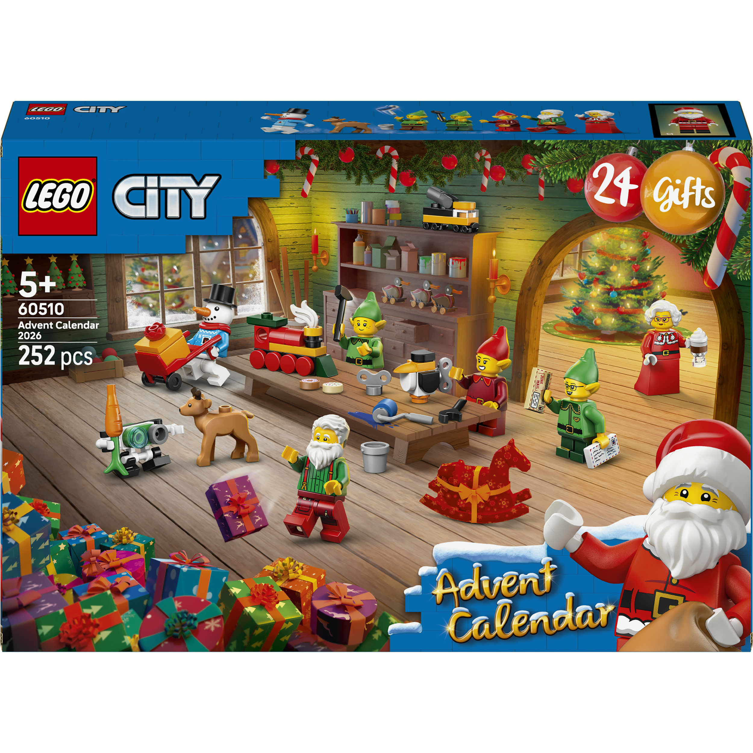 Calendrier de l’Avent LEGO City 2026 — 60510 — photographie officielle 1
