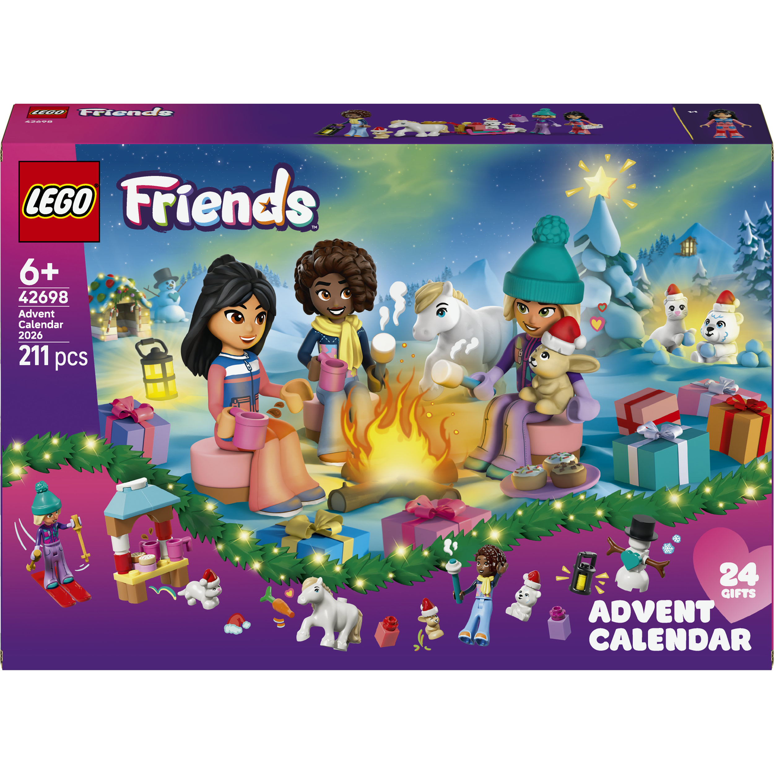 Calendrier de l’Avent LEGO Friends 2026 — 42698 — photographie officielle 1