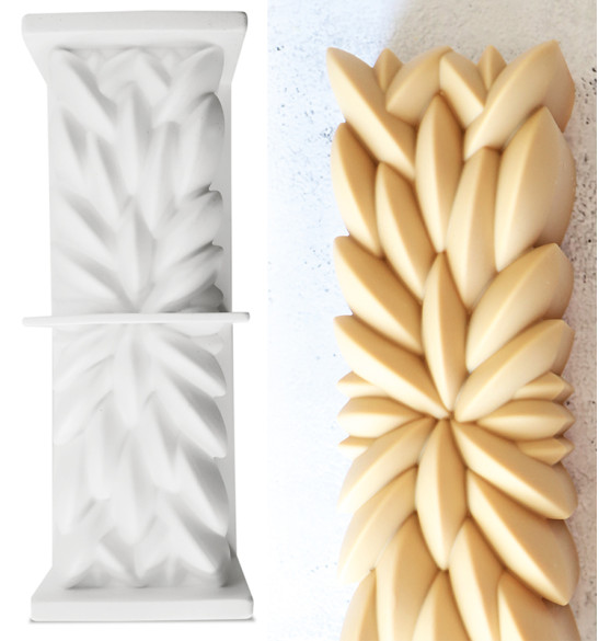 Moule 3D Instant ScrapCooking et forme de bûche obtenue — photo officielle